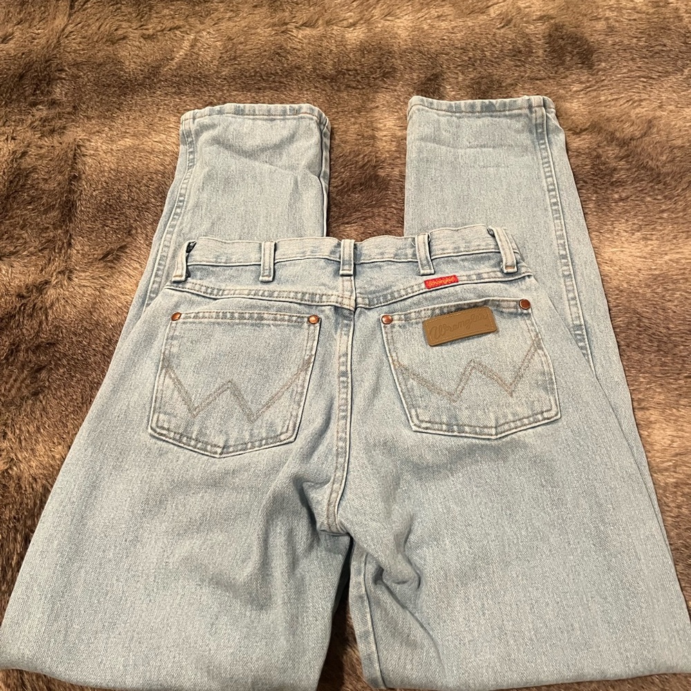 Wrangler Blue Boot Cut Jeans Classic Style